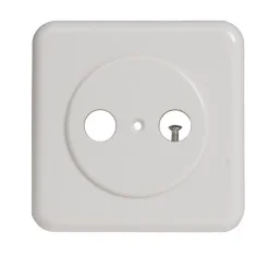 Wisi DW50 - Abdeckplatte Zu WISI 2-Loch Breitbanddose (weiss)