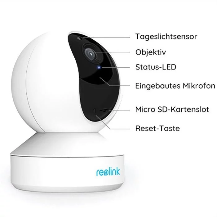 Reolink Überwachungskamera - E1 Pro Wlan IP (weiss) 7 Reolink Überwachungskamera - E1 Pro Wlan IP (weiss) – Bild 5