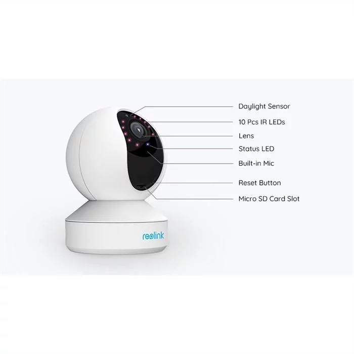 Reolink Überwachungskamera - E1 Zoom PTZ Wlan IP (weiss) 6 Reolink Überwachungskamera - E1 Zoom PTZ Wlan IP (weiss) – Bild 4
