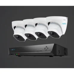 Reolink Überwachungskamera - RLK8-520D4-A 5MP PoE Set (weiss)