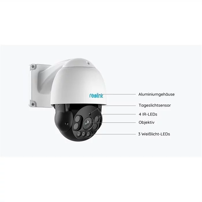 Reolink Überwachungskamera - RLC-823A 4K UHD PoE PTZ (weiss) 7 Reolink Überwachungskamera - RLC-823A 4K UHD PoE PTZ (weiss) – Bild 5