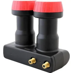 Megasat Diavolo Monoblock - Twin LNB (schwarz / Rot)