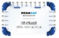 Megasat Multischalter 9/8 (blau/ Weiß)