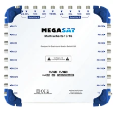 Megasat Multischalter 9/16 (blau/ Weiß)