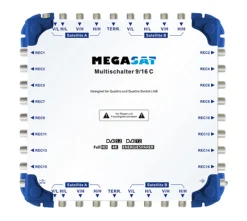 Megasat Multischalter 9/16 C (blau/ Weiß)