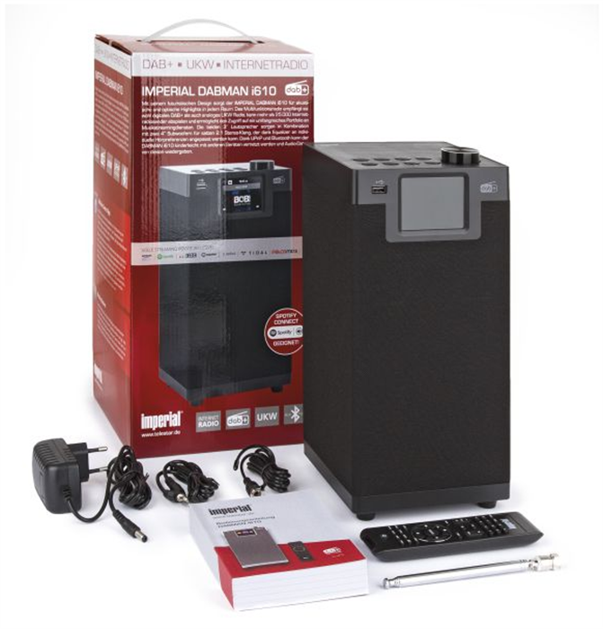 IMPERIAL DAB+ Radio - DABMAN I610 (DAB+, BT, Web) (schwarz) 8 IMPERIAL DAB+ Radio - DABMAN I610 (DAB+, BT, Web) (schwarz) – Bild 6