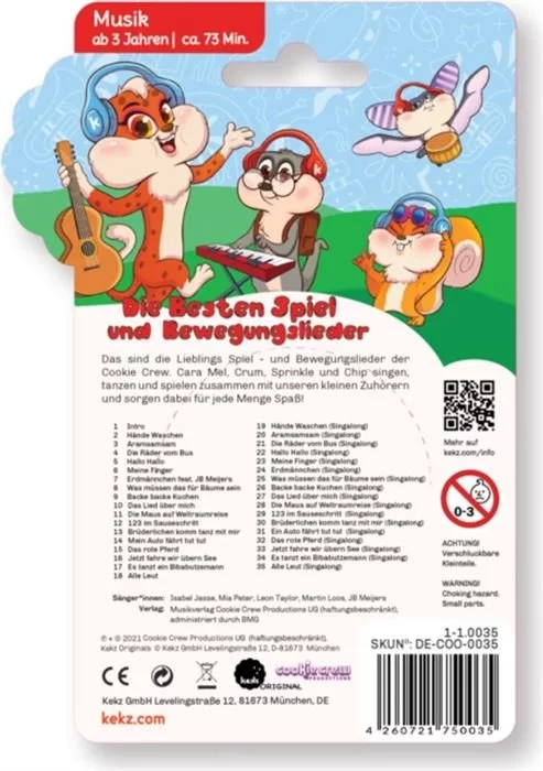 Kekz Audio Chip - Cookie Crew - Die Besten Spiel- & 5 Kekz Audio Chip - Cookie Crew - Die Besten Spiel- & – Bild 3