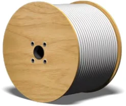 Megasat Koaxialkabel 120dB - 500m Trommel (weiss)