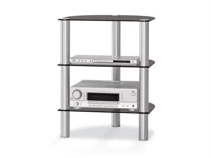 Just-racks Spectral AV-Ständer - R590ALBG (schwarz / Silber) 3 Just-racks Spectral AV-Ständer - R590ALBG (schwarz / Silber)