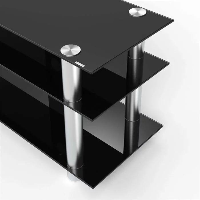 Just-racks Spectral TV-Ständer - TV1203ALBG (schwarzglas) 6 Just-racks Spectral TV-Ständer - TV1203ALBG (schwarzglas) – Bild 4