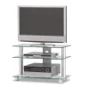 Just-racks Spectral TV-Ständer - TV8553AL (klarglas)