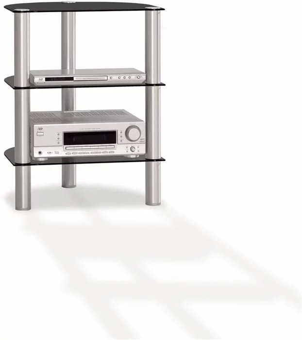 Just-racks Spectral AV-Ständer - R590ALBG (schwarz / Silber) 6 Just-racks Spectral AV-Ständer - R590ALBG (schwarz / Silber) – Bild 4