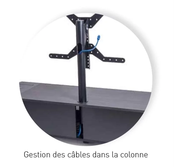 ERARD Säule - NAGA Rotation 40''-75'' (schwarz) 7 ERARD Säule - NAGA Rotation 40''-75'' (schwarz) – Bild 5