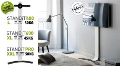 ERARD Wandhalterung - STANDiT PRO (40"-100" 65kg) (schwarz-weiss)