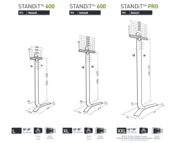 ERARD Wandhalterung - STANDiT PRO (40"-100" 65kg) (schwarz-weiss) -Imou Shop a114761 637947023667255384 700x700 vcenterhcenter.jpeg