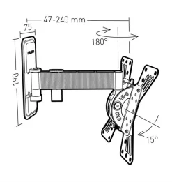 ERARD Wandhalterung - EXO 200TW2 19" Bis 43" (schwarz) -Imou Shop a114772 637947046421235957 700x700 vcenterhcenter.jpeg