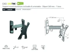 ERARD Wandhalterung - EXO 200TW2 19" Bis 43" (schwarz) -Imou Shop a114774 637947046422017260 700x700 vcenterhcenter.jpeg