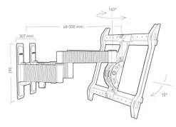 ERARD Wandhalterung - EXO XXL TW3 40" Bis 100" (schwarz) -Imou Shop a114796 637950488996400743 700x700 vcenterhcenter.jpeg