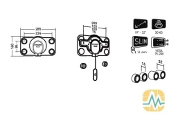 ERARD Wandhalterung - FiXiT 200 VESA (19"-32" 50kg) (schwarz-weiss) -Imou Shop a116942 637989337967338143 700x700 vcenterhcenter.jpeg