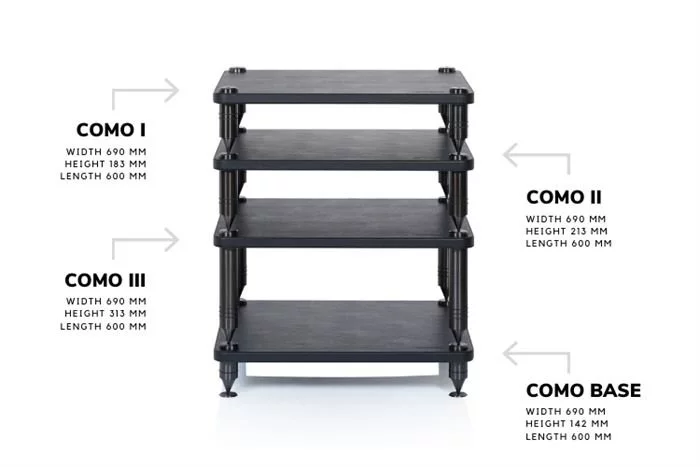 NorStone Ablage - COMO 1 15cm. Hi-Fi (schwarz) 8 NorStone Ablage - COMO 1 15cm. Hi-Fi (schwarz) – Bild 6