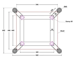 NorStone Ablage - SPIDER 26cm Für Hi-Fi (schwarz / Holz) -Imou Shop a117042 637991950040578118 700x700 vcenterhcenter.jpeg