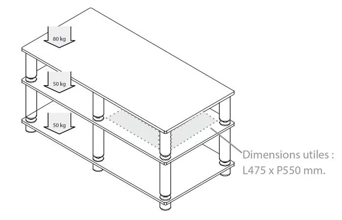 NorStone Möbel - Stäbbl AV (schwarz) 4 NorStone Möbel - Stäbbl AV (schwarz) – Bild 2