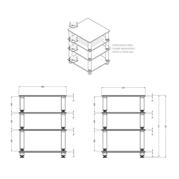 NorStone Möbel - Stäbbl HiFi - Bamboo Satiniert (schwarz / Holz) 5 NorStone Möbel - Stäbbl HiFi - Bamboo Satiniert (schwarz / Holz) – Bild 3