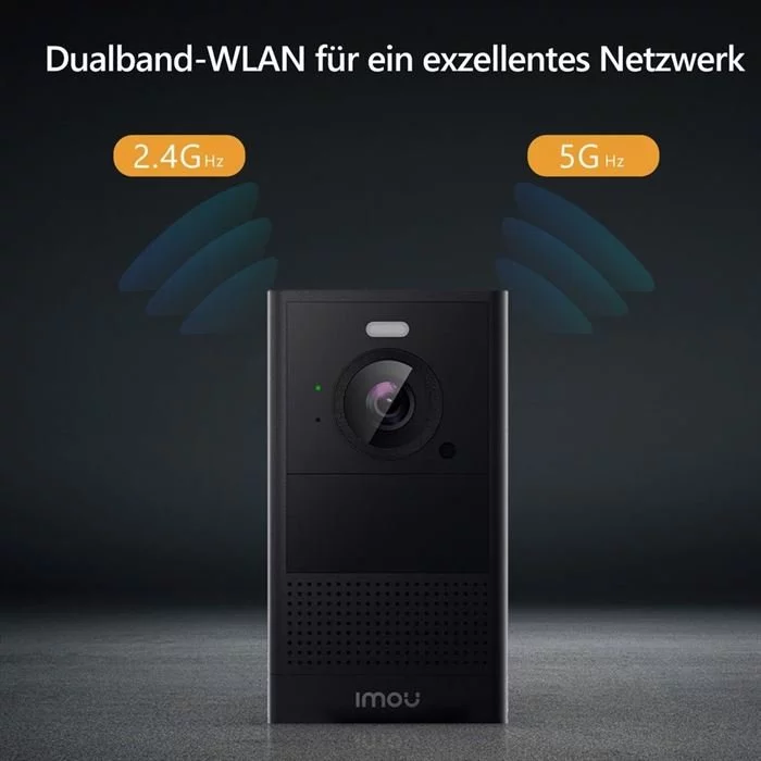 Imou Überwachungskamera - 4MP, Akku, IP65, MicroSD Slot (schwarz) 5 Imou Überwachungskamera - 4MP, Akku, IP65, MicroSD Slot (schwarz) – Bild 4