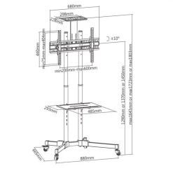 Value LCD-/TV-Rollständer - Bis 50kg (37"bis 70") (schwarz) -Imou Shop a120766 638101438482406866 700x700 vcenterhcenter.jpeg