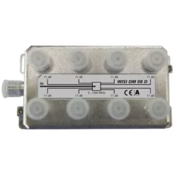 Wisi F-Verteiler DM08D 8-fach - 11dB 5-1300MHz
