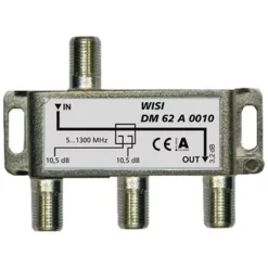 Wisi F-Abzweiger DM62A 0010 - 2-fach 10dB 5-1300MHz