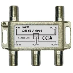 Wisi F-Abzweiger DM63A 0016 - 3-fach 16dB 5-1300MHz
