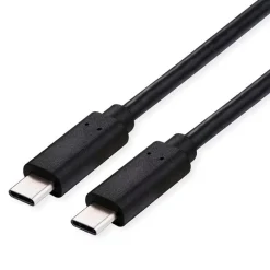 Roline Kabel - USB4 Gen3x2, C–C, ST/ST, 40Gbit/s, 100W 1m (schwarz)