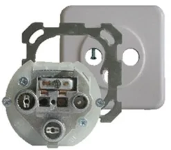 Wisi DO53S - SAT-Stichdose 3-Loch (grau)