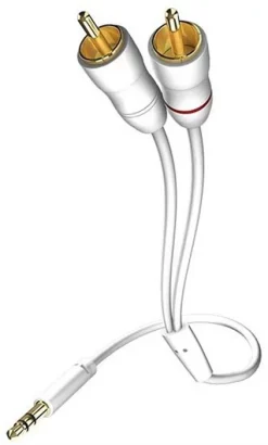 Inakustik Star Audiokabel Klinke, 7,0m - 00310007 (weiss)