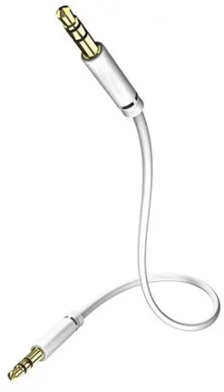 Inakustik Star Audiokabel Klinke, 0,5m - 003101005 (weiss)