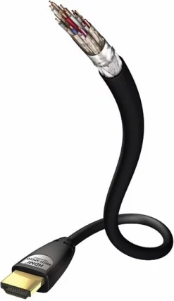 Inakustik Star HDMI Kabel, 7,5m - 00324575, 3-fach Geschirmt (schwarz)