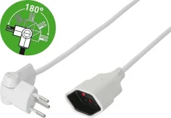 Max Hauri Clip-Clap Verlängerung TD3x1mm2 5M (weiss)