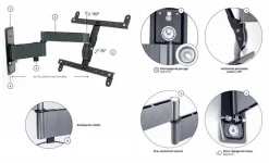 ERARD Wandhalterung - EXO 400TW1 (30"-55" 25kg) (schwarz) -Imou Shop a31407 636524716675672384 700x700 vcenterhcenter.jpeg