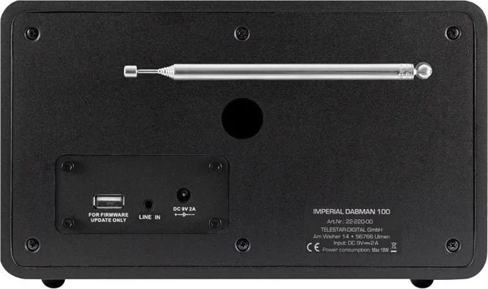 IMPERIAL DAB+ Radio - DABMAN 100 (schwarz) 4 IMPERIAL DAB+ Radio - DABMAN 100 (schwarz) – Bild 2