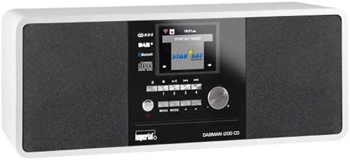 IMPERIAL DAB+ Radio - DABMAN I200CD (DAB+, BT, CD, Web) (weiss) 3 IMPERIAL DAB+ Radio - DABMAN I200CD (DAB+, BT, CD, Web) (weiss)