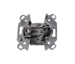 Wisi DD04 0650 - Radio-TV-Daten Steckdose 4 DB (grau)