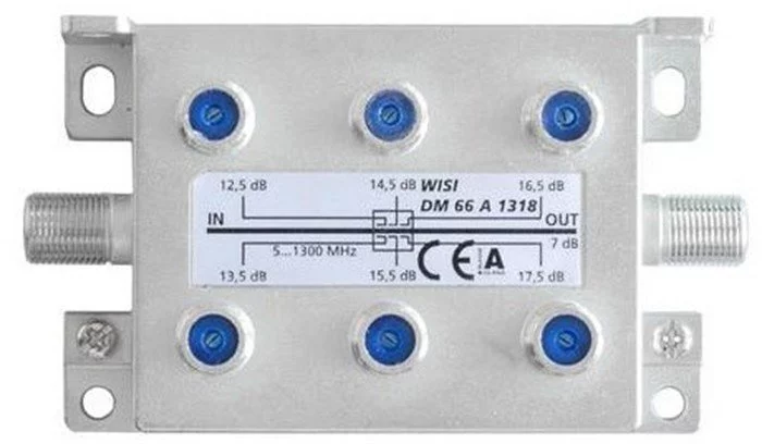 Wisi F-Abzweiger DM66A 1318 - 6-fach 18-16dB 5-1300MHz 4 Wisi F-Abzweiger DM66A 1318 - 6-fach 18-16dB 5-1300MHz – Bild 2