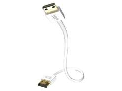 Inakustik Premium HDMI Kabel, XS, 0,75m - 004246807, 2.0 (weiss)