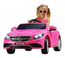 Actionbikes Elektroauto - Mercedes Lizenziert AMG S63 (pink)