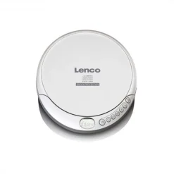 LENCO Portabler CD Player - CD-201 (silber)