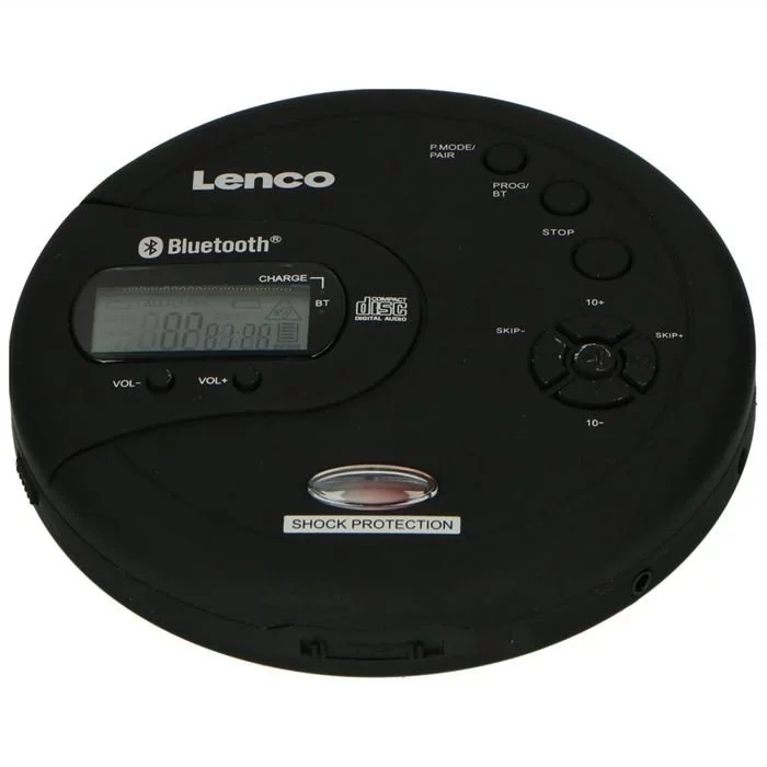 LENCO Portabler CD Player - CD-300 (schwarz) 4 LENCO Portabler CD Player - CD-300 (schwarz) – Bild 2