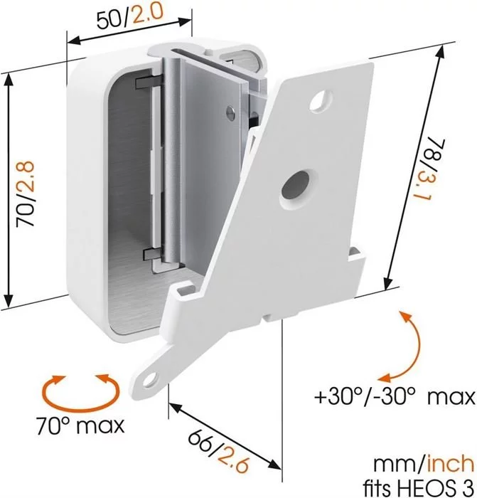 Vogels Lautsprecher-Wandhalterung - SOUND 5203W (weiss) 9 Vogels Lautsprecher-Wandhalterung - SOUND 5203W (weiss) – Bild 7