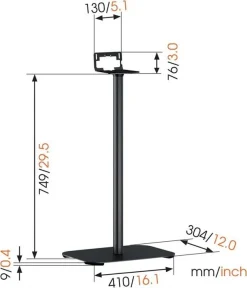 Vogels Lautsprecher-Standfuss - SOUND3305B (schwarz) -Imou Shop a74844 637366889379662752 700x700 vcenterhcenter.jpeg