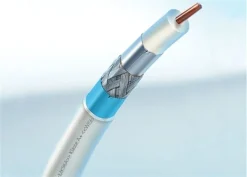 Wisi MK96A 0101 - Koaxialkabel 120dB 100m, Spule (weiss)